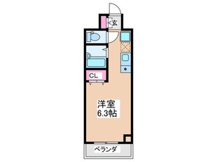 エルミタ－ジュ難波南Ⅴの物件間取画像